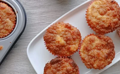 مافین سیب و دارچین