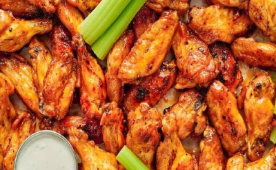 بال کبابی در سرخ کن بدون روغن