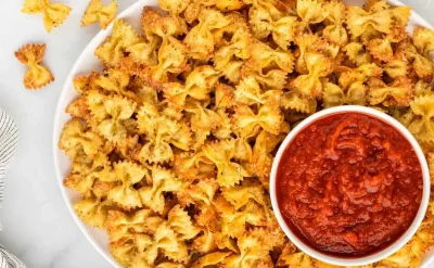 پاستا چیپسی با سرخ کن